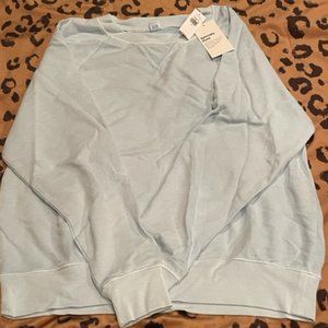 Old Navy baby blue sweatshirt NWT size S